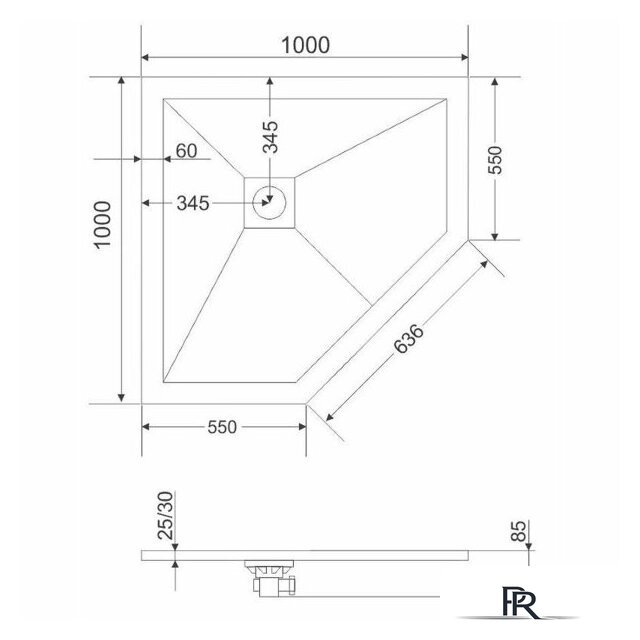 Душевой поддон Grossman Strong GR-S1100100D - Изображение №8 — Интернет-магазин ПроЗаказ