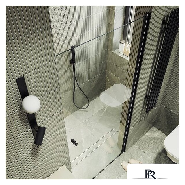 Душевая дверь MaybahGlass 198x60 MGD-797-6 (прозрачное стекло/черный) - Изображение №7 — Интернет-магазин ПроЗаказ