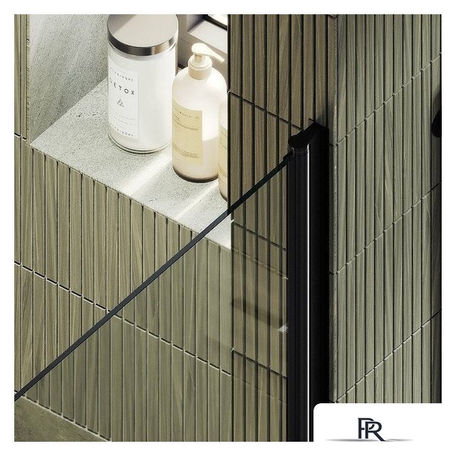 Душевая дверь MaybahGlass 198x60 MGD-797-6 (прозрачное стекло/черный) - Изображение №2 — Интернет-магазин ПроЗаказ