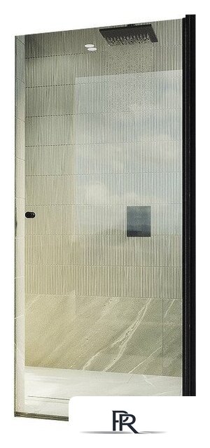 Душевая дверь MaybahGlass 198x60 MGD-797-6 (прозрачное стекло/черный) - Изображение №1 — Интернет-магазин ПроЗаказ