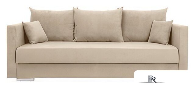 Диван Krones Эллада мод.2 (велюр, бежевый) - Изображение №1 — Интернет-магазин ПроЗаказ