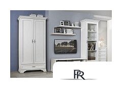 Шкаф распашной Black Red White Kentaki S320-NADN1W (белый/белый) - Изображение №6 — Интернет-магазин ПроЗаказ