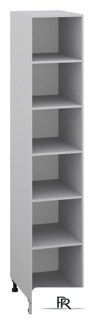 Шкаф напольный Кортекс-мебель Корнелия Лира НШП40 (ателье светлый) - Изображение №3 — Интернет-магазин ПроЗаказ