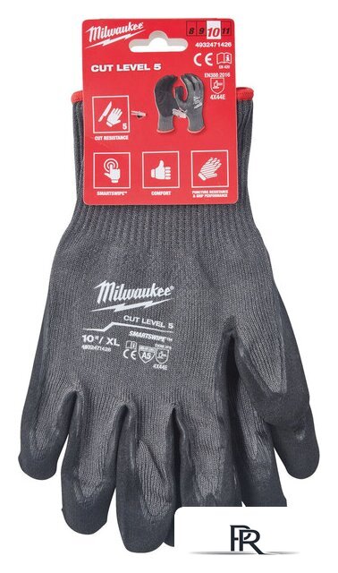 Нитриловые перчатки Milwaukee Cut level 5/E 10/XL 4932471426 - Изображение №2 — Интернет-магазин ПроЗаказ