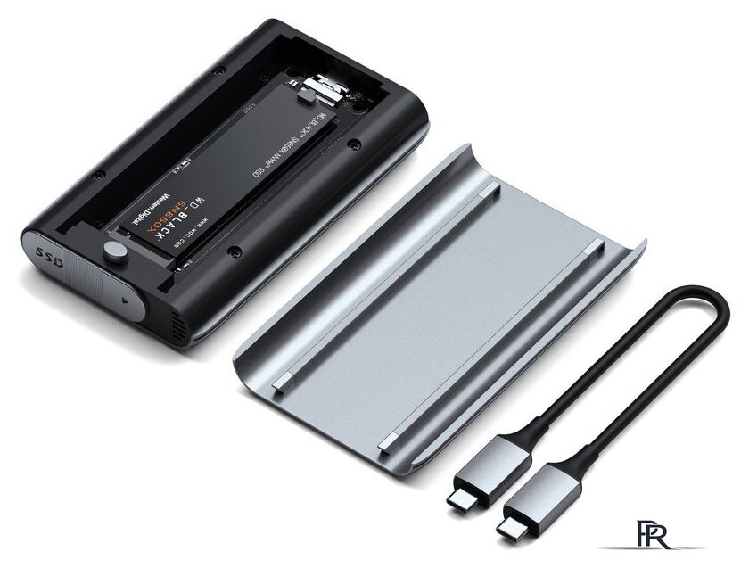 Бокс для накопителей M.2 Satechi USB4 NVMe SSD Pro Enclosure ST-EU4NPM - Изображение №5 — Интернет-магазин ПроЗаказ