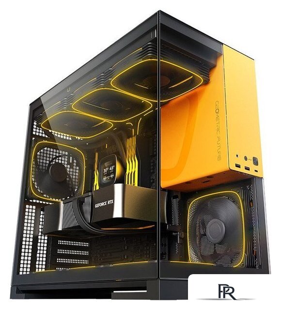 Корпус Geometric Future Model 5 (черный/желтый) - Изображение №1 — Интернет-магазин ПроЗаказ