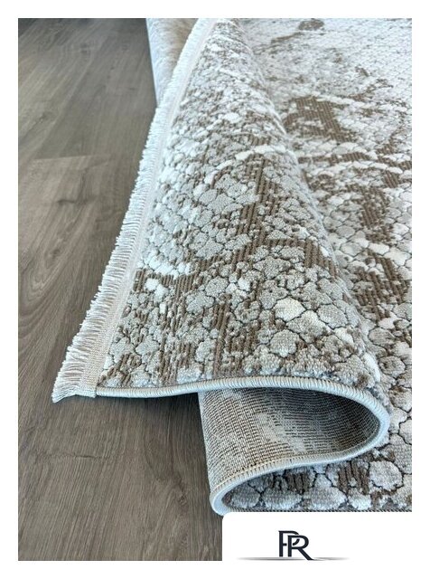 Ковер для жилой комнаты Radjab Carpet Бутик BT 328 Прямоугольник 11549RK (2x2.9, Cream/Brown) - Изображение №4 — Интернет-магазин ПроЗаказ