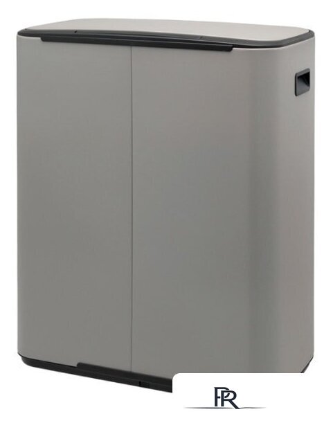 Система сортировки мусора Brabantia Bo Pedal Bin 2 x 30 л (минерально-серый) - Изображение №6 — Интернет-магазин ПроЗаказ