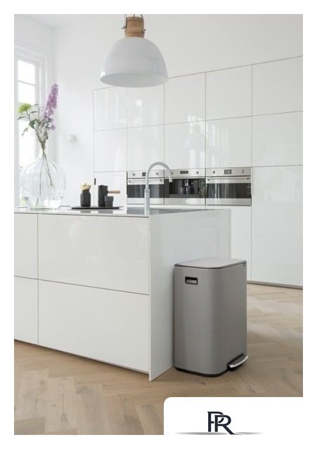 Система сортировки мусора Brabantia Bo Pedal Bin 2 x 30 л (минерально-серый) - Изображение №14 — Интернет-магазин ПроЗаказ