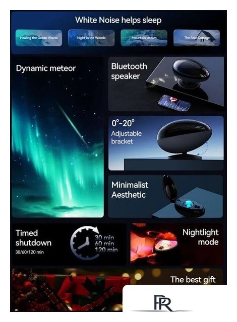 Проектор Wanbo Eva Galaxy Light WPL11 (зелёный) - Изображение №12 — Интернет-магазин ПроЗаказ