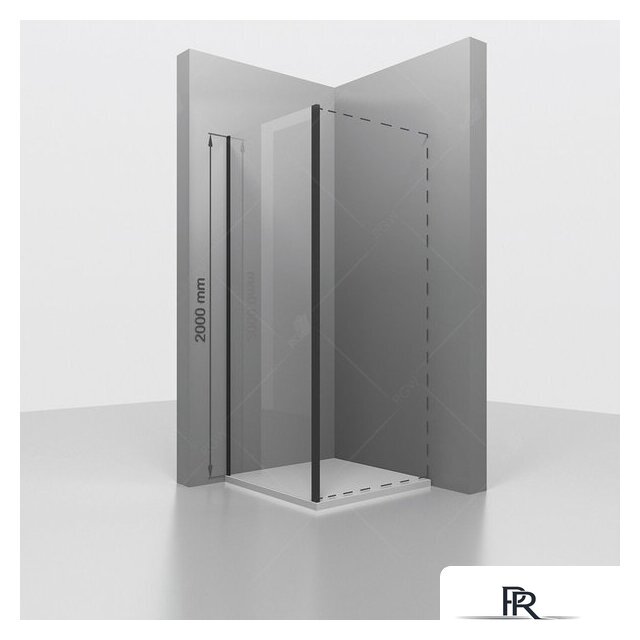 Душевая стенка RGW Z-050-2 352205212-11 120 (хром/прозрачное стекло) - Изображение №1 — Интернет-магазин ПроЗаказ