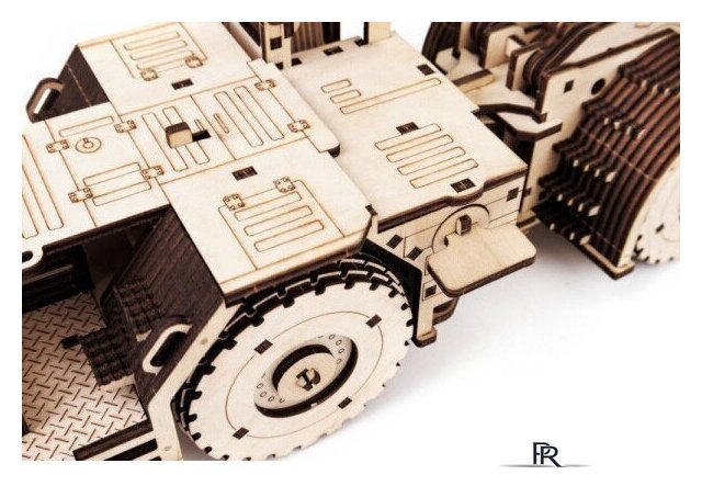 Сборная модель Eco-Wood-Art Погрузочно-доставочная машина МоАЗ-4075 - Изображение №5 — Интернет-магазин ПроЗаказ