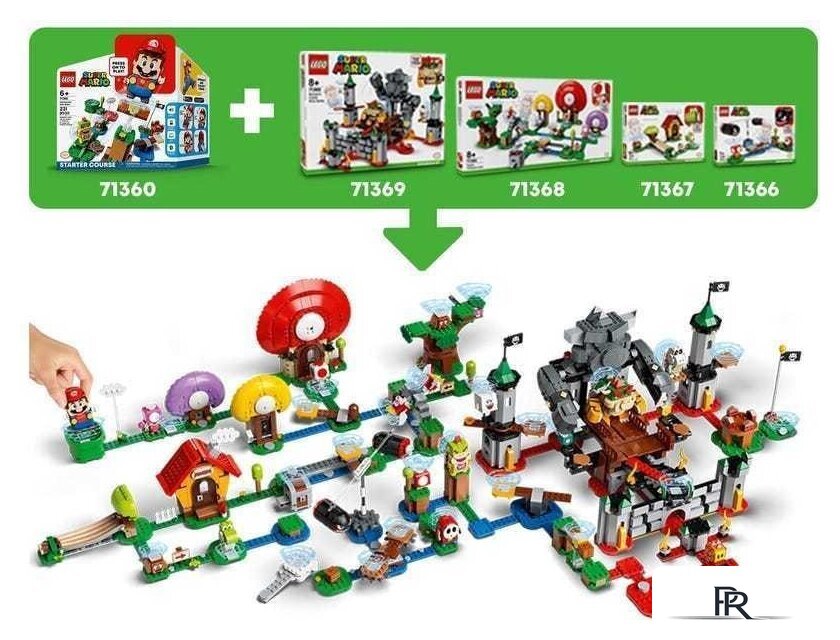 Конструктор LEGO Super Mario 71368 Погоня за сокровищами Тоада. Доп. набор - Изображение №6 — Интернет-магазин ПроЗаказ