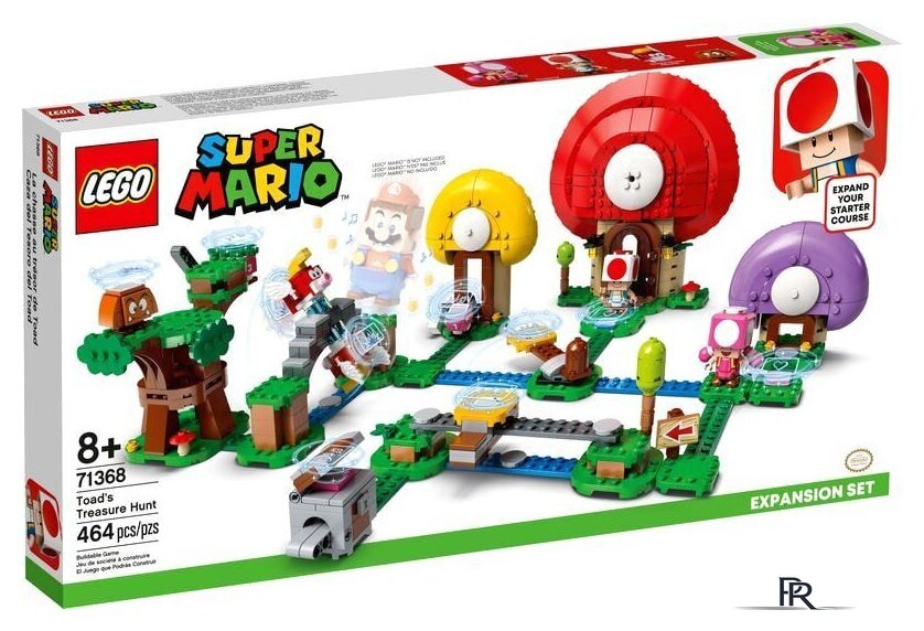 Конструктор LEGO Super Mario 71368 Погоня за сокровищами Тоада. Доп. набор - Изображение №1 — Интернет-магазин ПроЗаказ