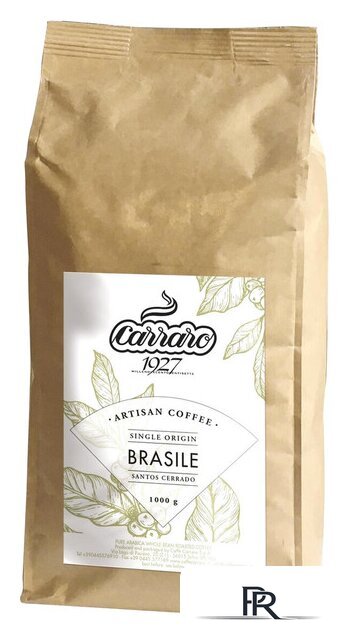 Кофе Carraro Brasile в зернах 1 кг - Изображение №1 — Интернет-магазин ПроЗаказ
