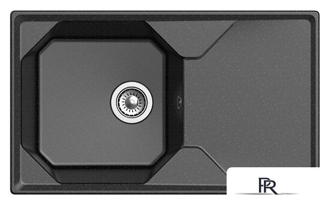 Кухонная мойка GranFest GF-U-840L (черный) - Изображение №2 — Интернет-магазин ПроЗаказ