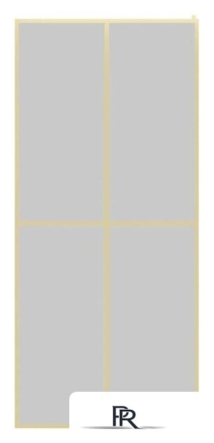 Душевая стенка Teymi Helmi 90x200 T00304 (прозрачное стекло/золото глянцевый) - Изображение №4 — Интернет-магазин ПроЗаказ