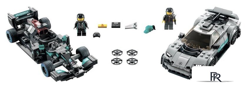 Конструктор LEGO Speed Champions 76909 Mercedes-AMG F1 W12 E Perf. и Project One - Изображение №9 — Интернет-магазин ПроЗаказ