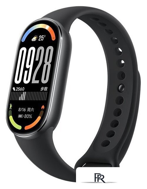 Фитнес-браслет Xiaomi Smart Band 10 (черный, с черным силиконовым ремешком, международная версия) - Изображение №1 — Интернет-магазин ПроЗаказ