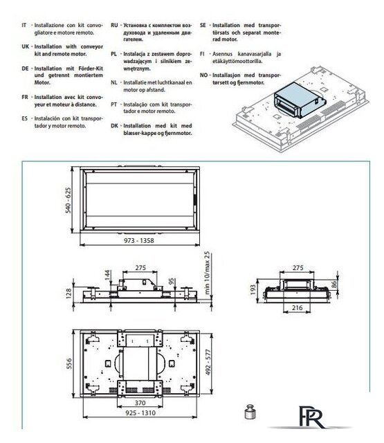 Кухонная вытяжка Falmec Nuvola Design+ Island 90 (нержавеющая сталь) - Изображение №4 — Интернет-магазин ПроЗаказ
