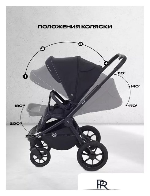 Универсальная коляска Rant Flex 3в1 RA077 (черный) - Изображение №10 — Интернет-магазин ПроЗаказ