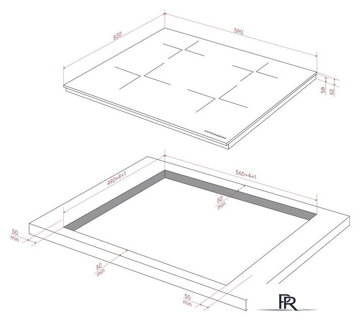Варочная панель KUPPERSBERG ICI 625 - Изображение №5 — Интернет-магазин ПроЗаказ