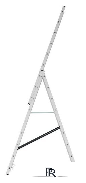 Лестница-стремянка Новая высота NV 223 алюминиевая трёхсекционная 3x9 ступеней - Изображение №4 — Интернет-магазин ПроЗаказ