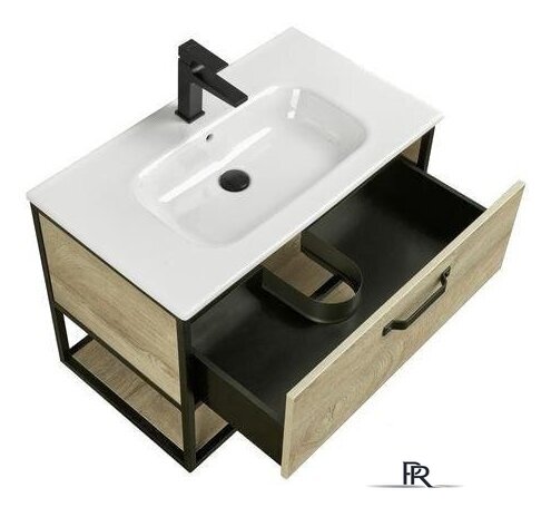  Акватон Тумба с умывальником Лофт Ф 80 1A2424K7LTDU0 - Изображение №2 — Интернет-магазин ПроЗаказ