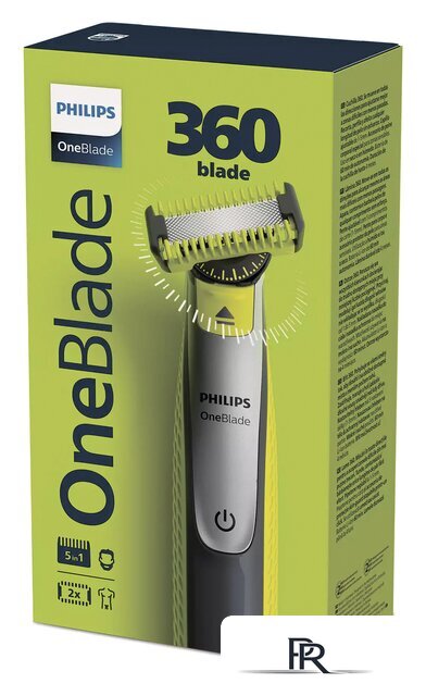 Триммер для бороды и усов Philips OneBlade 360 QP2830/20 - Изображение №2 — Интернет-магазин ПроЗаказ