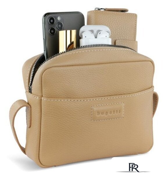 Женская сумка Bugatti Elsa 49460354 (песочный) - Изображение №10 — Интернет-магазин ПроЗаказ