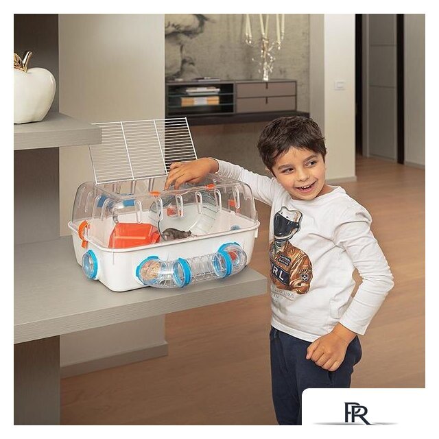 Клетка Ferplast Combi 1 (белый) 57923499 - Изображение №5 — Интернет-магазин ПроЗаказ