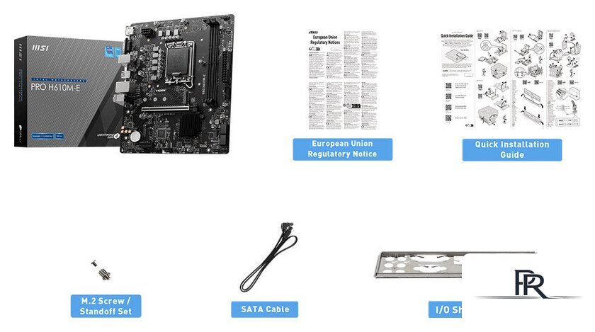 Материнская плата MSI PRO H610M-E - Изображение №2 — Интернет-магазин ПроЗаказ