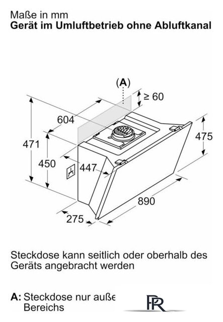 Кухонная вытяжка Bosch Serie 8 DWK91LT65 - Изображение №9 — Интернет-магазин ПроЗаказ