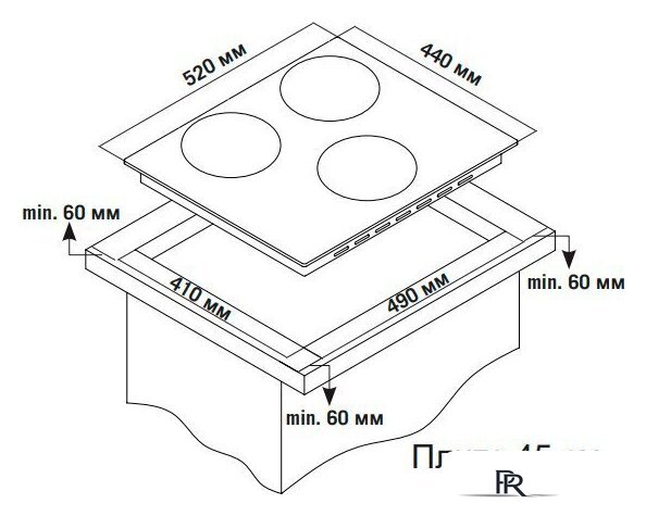 Варочная панель Simfer H45E03M016 - Изображение №4 — Интернет-магазин ПроЗаказ