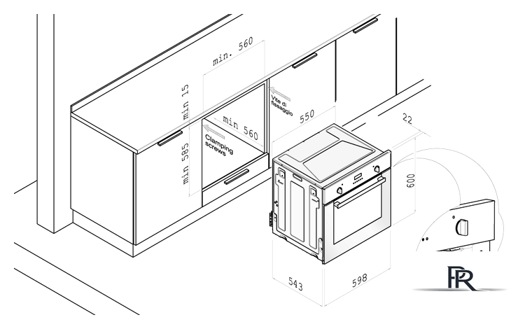 Электрический духовой шкаф Korting OKB 481 CRB - Изображение №2 — Интернет-магазин ПроЗаказ