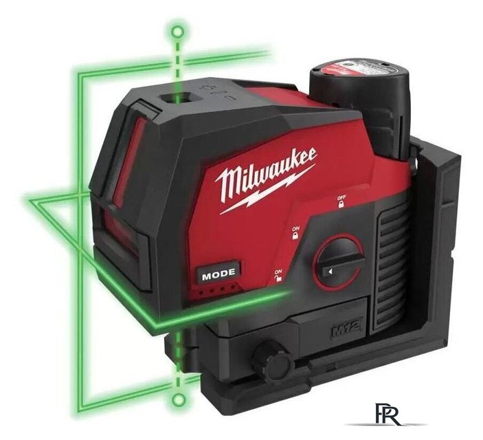 Лазерный нивелир Milwaukee M12 CLLP-301C 4933478100 (с 1-им АКБ) - Изображение №5 — Интернет-магазин ПроЗаказ