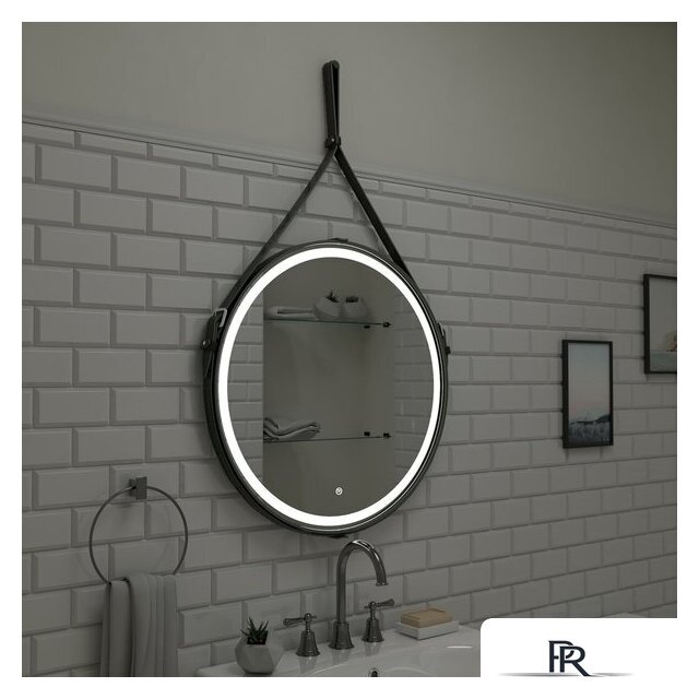  Континент Зеркало Millenium Black Led D 50 (натуральная кожа, черный) - Изображение №14 — Интернет-магазин ПроЗаказ