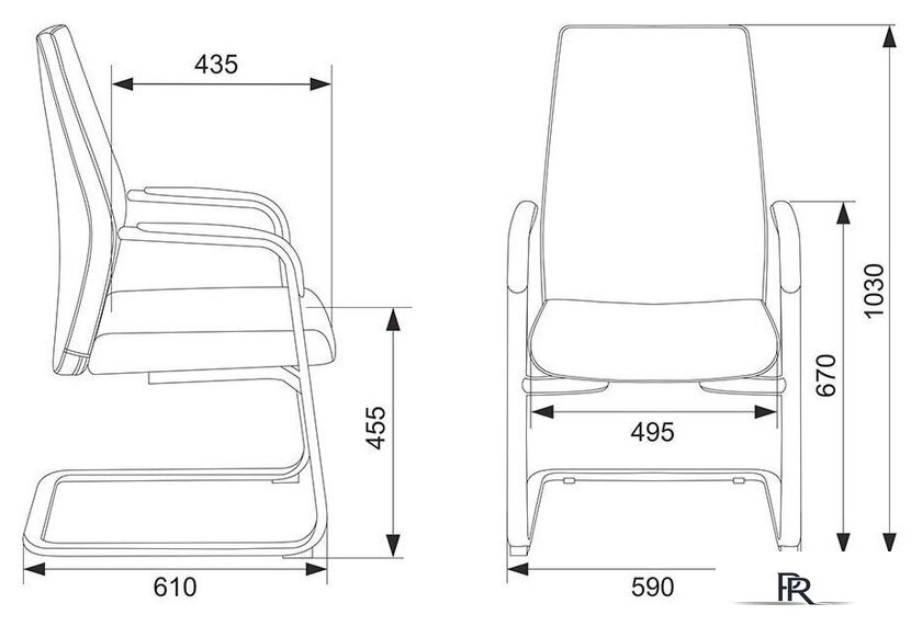Офисный стул Бюрократ _JONS-LOW-V (бежевый) - Изображение №5 — Интернет-магазин ПроЗаказ