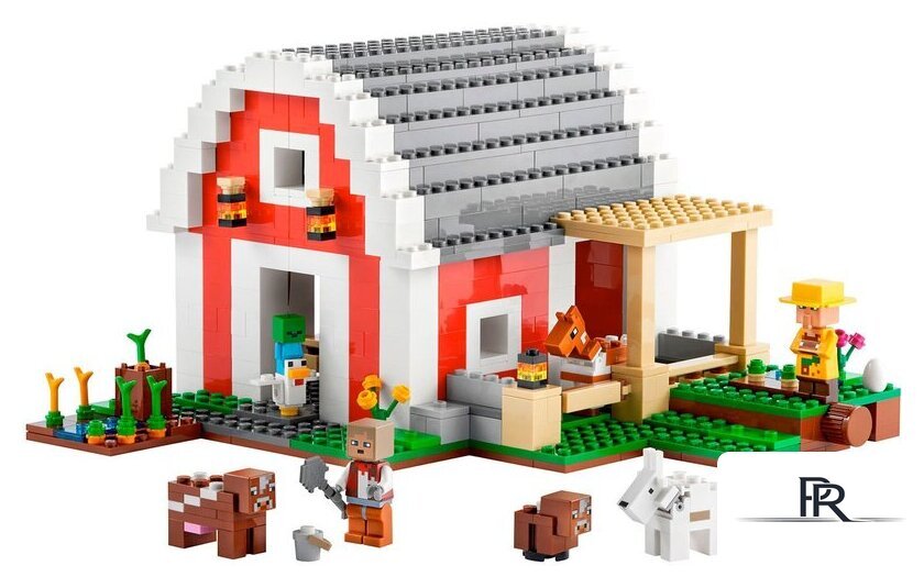 Конструктор LEGO Minecraft 21187 Красный амбар - Изображение №3 — Интернет-магазин ПроЗаказ