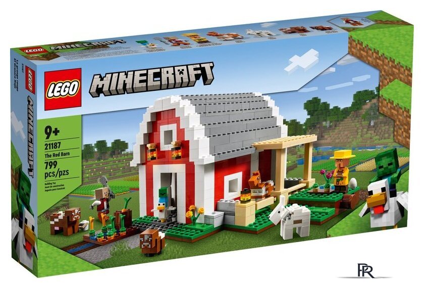 Конструктор LEGO Minecraft 21187 Красный амбар - Изображение №1 — Интернет-магазин ПроЗаказ