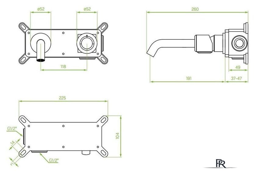Смеситель Laveo Pretto BAO 022P - Изображение №2 — Интернет-магазин ПроЗаказ