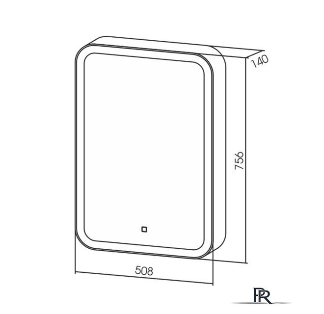  Silver Mirrors Шкаф с зеркалом Фиджи 50x75 LED-00002362 - Изображение №6 — Интернет-магазин ПроЗаказ