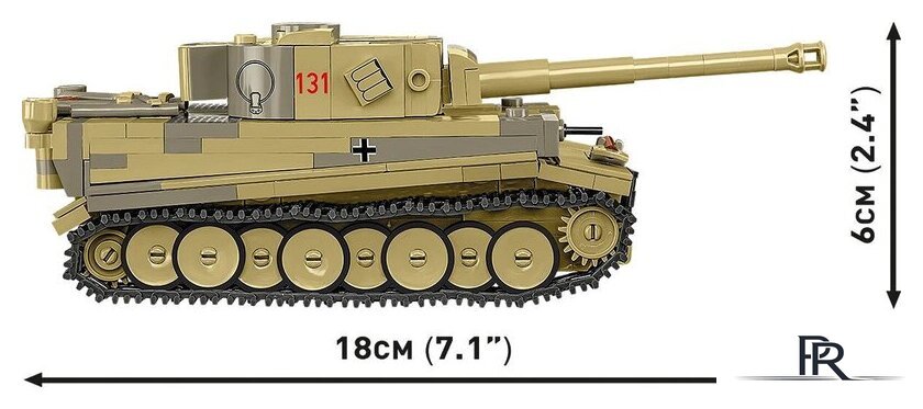 Конструктор Cobi Historical Collection WWII Panzer VI Tiger I no 131 - Изображение №7 — Интернет-магазин ПроЗаказ