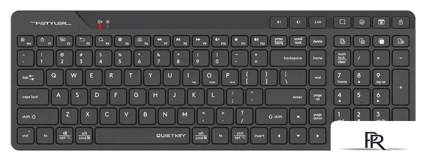Клавиатура A4Tech Fstyler FBK27C AS (черный) - Изображение №1 — Интернет-магазин ПроЗаказ