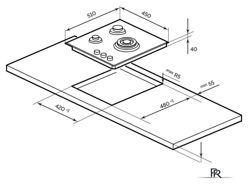 Варочная панель LEX GVG 431 BBL - Изображение №6 — Интернет-магазин ПроЗаказ
