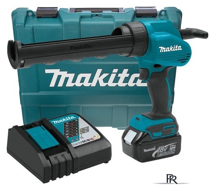 Пистолет для герметика Makita DCG180RF (с 1-им АКБ, кейс) - Изображение №1 — Интернет-магазин ПроЗаказ
