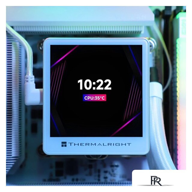 Система жидкостного охлаждения для процессора Thermalright Grand Vision 360 ARGB (белый) - Изображение №9 — Интернет-магазин ПроЗаказ