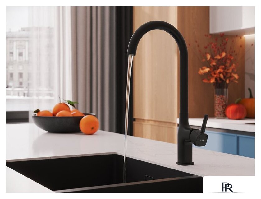 Смеситель Cersanit Elio однорычажный 68261 (черный) - Изображение №11 — Интернет-магазин ПроЗаказ