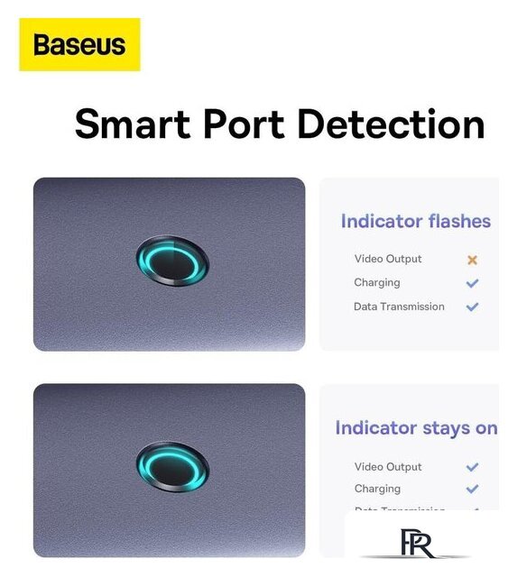 Док-станция Baseus Flite Series 7-Port Hub B00052805813-00 - Изображение №2 — Интернет-магазин ПроЗаказ