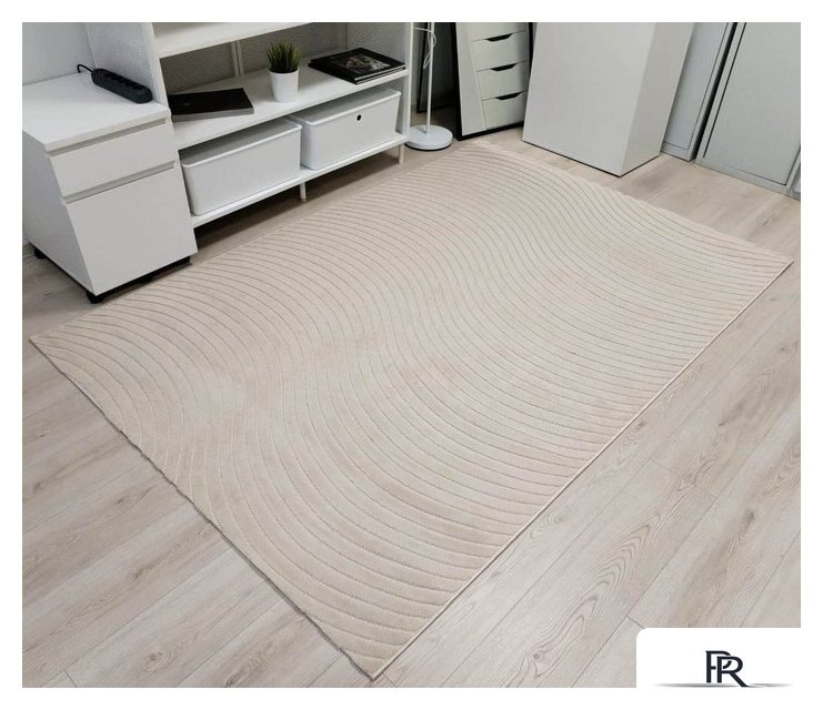 Ковер для жилой комнаты Radjab Carpet Сканди Сизаль Прямоугольник 10937B 12239RK (3x4, Krem/Krem) - Изображение №2 — Интернет-магазин ПроЗаказ